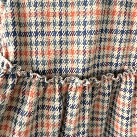 Zara Kids Tan Houndstooth Fall Dress 2/3 Years - Picture 4 of 5